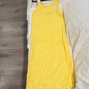 Yellow Sleeveless Dress